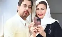 سلفی عاشقانه بازیگر گناه فرشته با همسر معروفش 