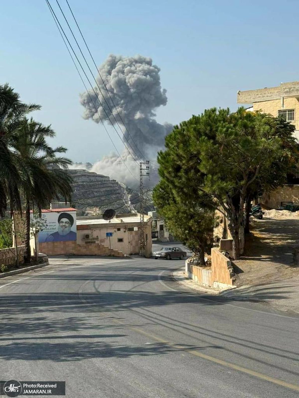 نخستین تصاویر از حملات سنگین اسرائیل به لبنان