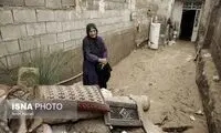 غم‌زده‌ترین صحنه‌ها در باغملک بعد از سیل