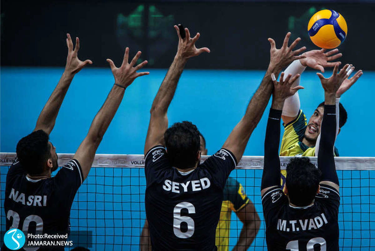  والیبال ایران مقابل برزیل هم تسلیم شد