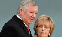 تصاویر بکام و چند ستاره دیگر در مراسم خاکسپاری همسر فرگوسن