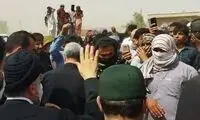 ببینید؛ طوفان شن هم سد راه رئیسی نشد!