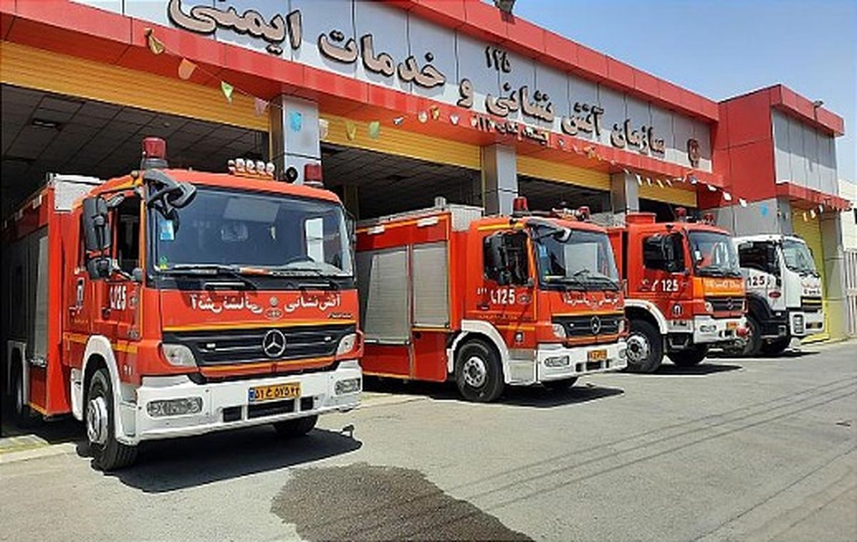   عکسی از تأسیس اولین ایستگاه آتش نشانی در تهران 