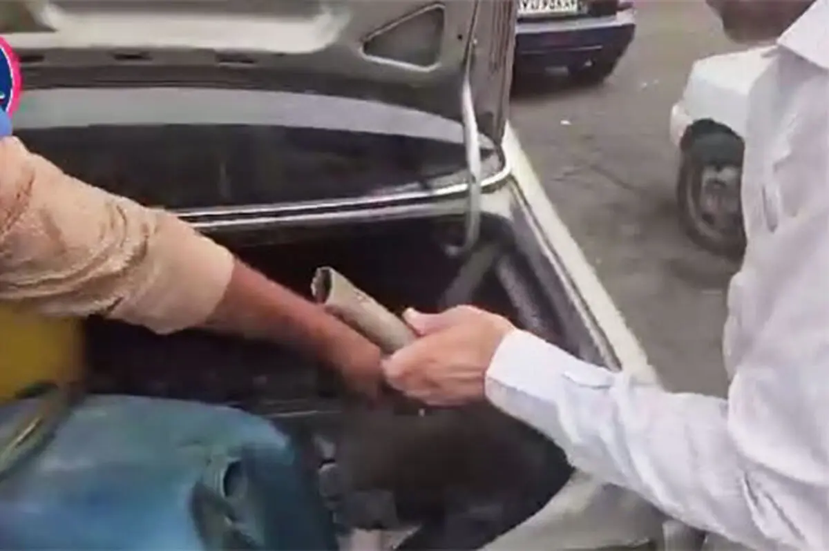 شگرد عجیب یک راننده برای چندبار سوخت‌گیری در جایگاه!