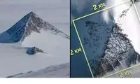 کشف یک هرم عجیب زیر برف در آن سر دنیا!