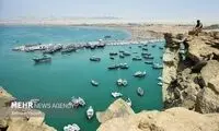تصاویری از زیباترین اسکله صخره‌ای ایران