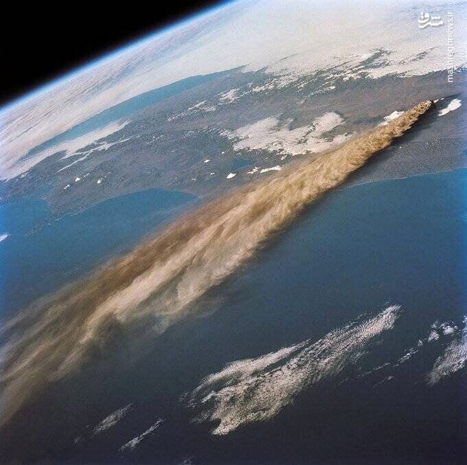 تصویری حیرت‌انگیز از آتش‌فشان خارج از کره زمین
