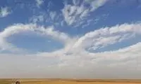 رقص رویایی ابرها در آسمان ایران