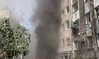 تصاویری از حمله اسرائیل به میدان ولیعصر تهران