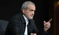 پزشکیان با عینک ری‌بن روی دریاچه ارومیه قدم زد