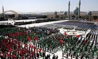 عکس متفاوت یک روحانی در مراسم دیروز قم 