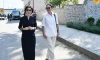 حجاب بانوی اول آذربایجان و ازبکستان در مسجد