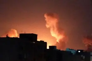 تصاویری از انفجار مهیب دقایق پیشِ تهران