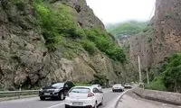 جاده کرج - چالوس بازگشایی شد