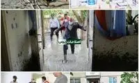 قابی دیگر از شوآف‌های سیاسی در سیل 