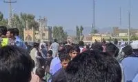 تصویری از تجمع اعتراضیِ امروز در زاهدان