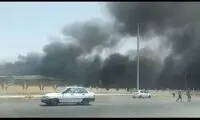 ماجرای آتش‌سوزی در بندر امام خمینی خوزستان