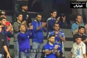 هواداران استقلال برای صابر کاظمی سنگ تمام گذاشتند