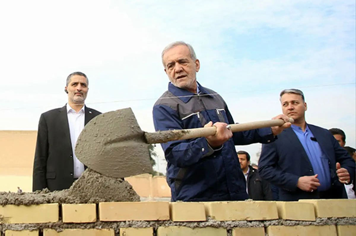 مدرسهای که رئیسجمهور در آن بنایی کرده بود، افتتاح شد