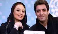 عکسی از ژست عجیب منوچهر هادی در مقابل زبان بدنِ معنادار یکتا ناصر