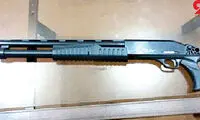 لحظه شلیک با اسلحه وینچستر در تعویض روغنی!