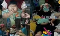 این نوزاد عظیم‌الجثه هم‌وزن کودک ۸ساله است!