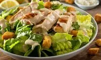 طرز تهیه سالاد سزار با سس مخصوص و طعم عالی!