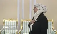 تصاویری از حجاب هیفا جمعه در دیدار با قالیباف