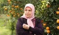 چهره شکسته بازیگر سریال پدرسالار در یک مراسم
