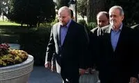 بگو بخندِ قالیباف با پزشکیان در بهارستان 
