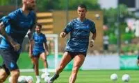 آمادگی بالای رونالدو در تمرینات النصر