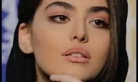 ژست عجیب ریحانه پارسا در دل جنگل