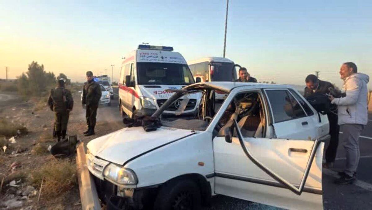   فوت ۸ نفر براثر تصادف سهمگین در کرمانشاه 
