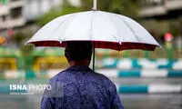 زمان آغاز بارش پراکنده باران در تهران