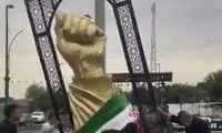 یادبود رهبر انقلاب در این محدوده تهران نصب شد