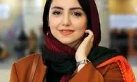 نازنین بیاتی باز هم با یک آرایش غلیظ ظاهر شد