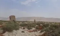 فرو ریختن پل تاریخی در لامرد استان فارس 