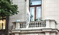  پرچم رسمی دولت طالبان در مسکو برافراشته شد
