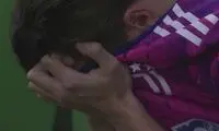 اشک مدافع یووه روی نیمکت درآمد