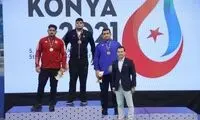  وقتی دو ایرانی همزمان روی سکو رفتند!