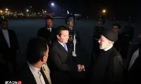 تصاویری از ورود شبانه رئیسی به قزاقستان
