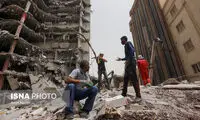 نجات یک نفر از زیرآوار متروپل