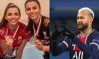 پیشنهاد بی‌شرمانه نیمار به دو خواهر والیبالیست