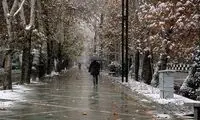 برف پاییزی این شهرها را سفیدپوش می‌کند