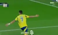 امشب رونالدو یک سوپر گل زد