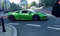 رانندگی دیوانه‌وار یک جوان لامبورگینی را نابود کرد!