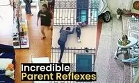 عکس‌العمل‌های باورنکردنی والدین هنگام حادثه برای کودکان