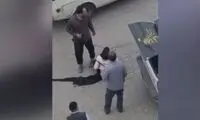 ویدئوی ضرب و شتم بانوی دزفولی توسط فردی مسلح 