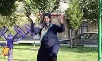 قاب دیدنی از ورزش صبحگاهی چند زن در پارک لاله
