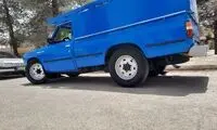 نوشته معناداری که پشت یک نیسان دیده شد